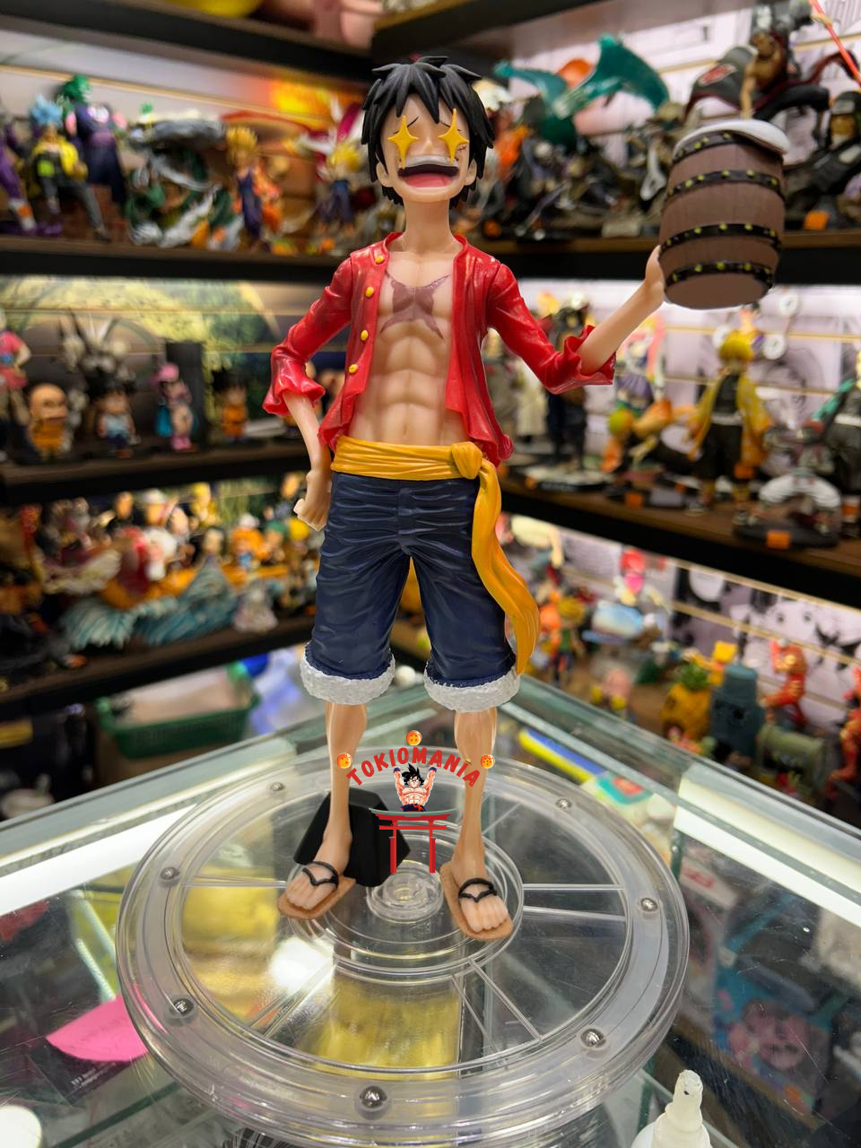 Figura Luffy x3 Cabezas