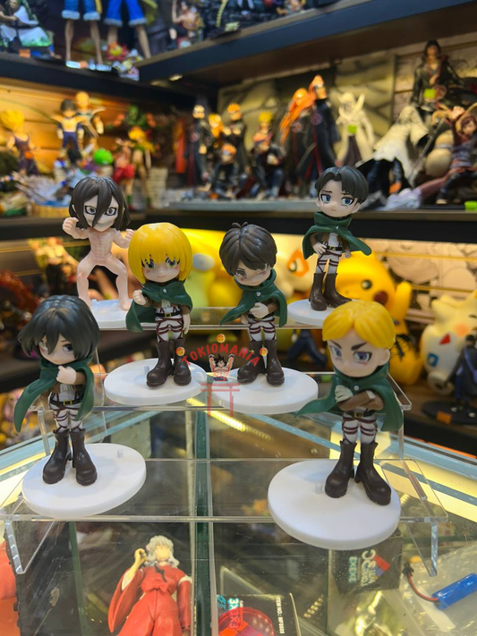 Colección Attack On Titans x6