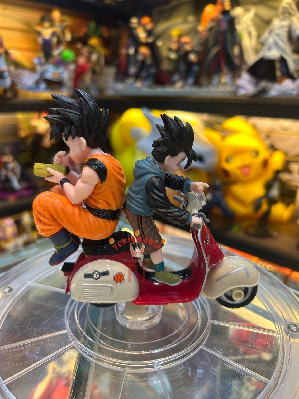 Figura Goku & Gohan Moto