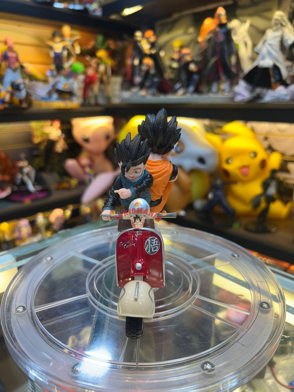 Figura Goku & Gohan Moto