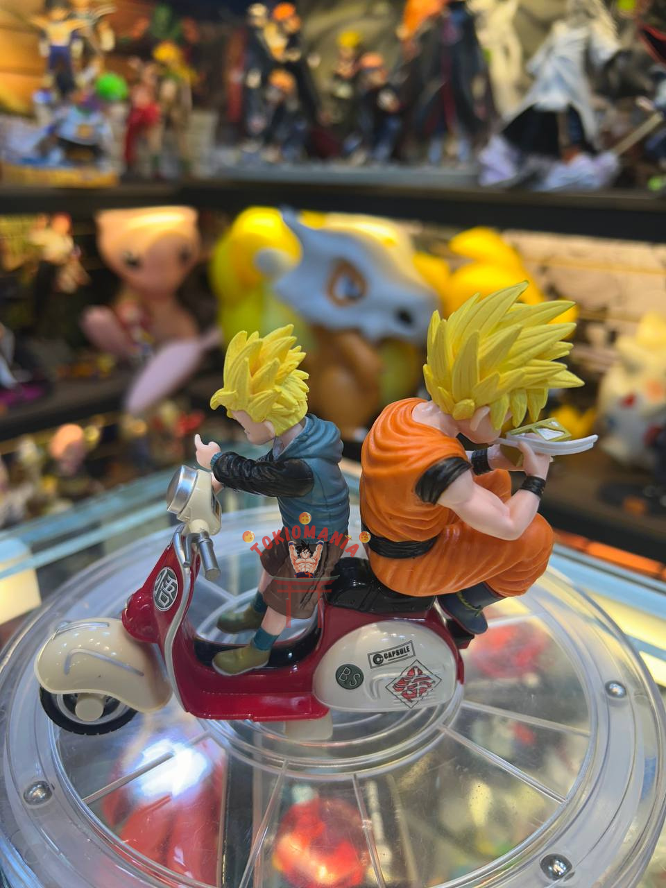 Figura Goku & Gohan Moto